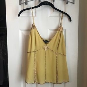 DKNY Beaded Top - Perfect for NYE/Holidays!